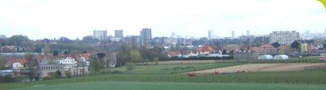 Panorama Anderlecht (depuis le Luizenmolen)